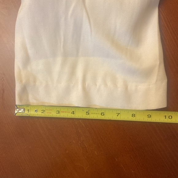 Vintage Trousers Women’s High Waisted Wide Leg Flowy Buttermilk Yellow Small - Picture 4 of 6